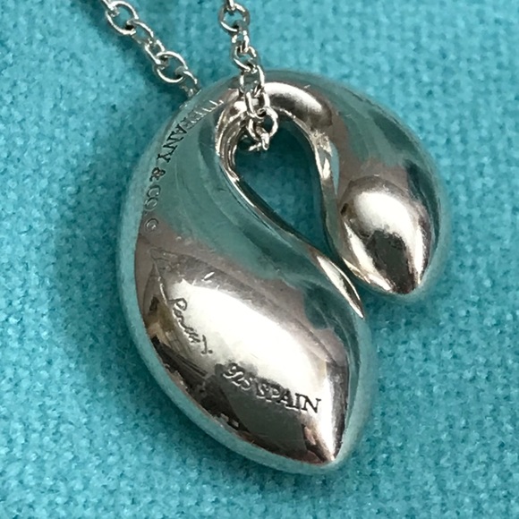 Tiffany Elsa Peretti double teardrop necklace - Picture 5 of 13
